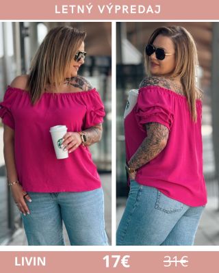 ✨ Letná blúzka LIVIN ✨ UNI (cez prsia 100-140cm) 17€ ✨