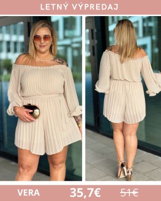 ✨ Krátky letný overal VERA ✨ UNI (cez prsia 110-135cm) ✨ 35,7€