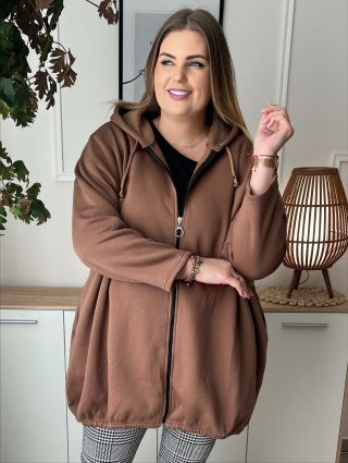 ☆ Oteplená bavlnená mikina LORA ☆ UNI (cez prsia 150cm) 39€ ☆ bajahuc.sk #plussize #plussizefashion #plussizestore...